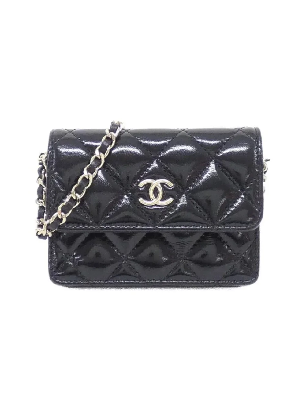 Chanel Chain Clutch Black